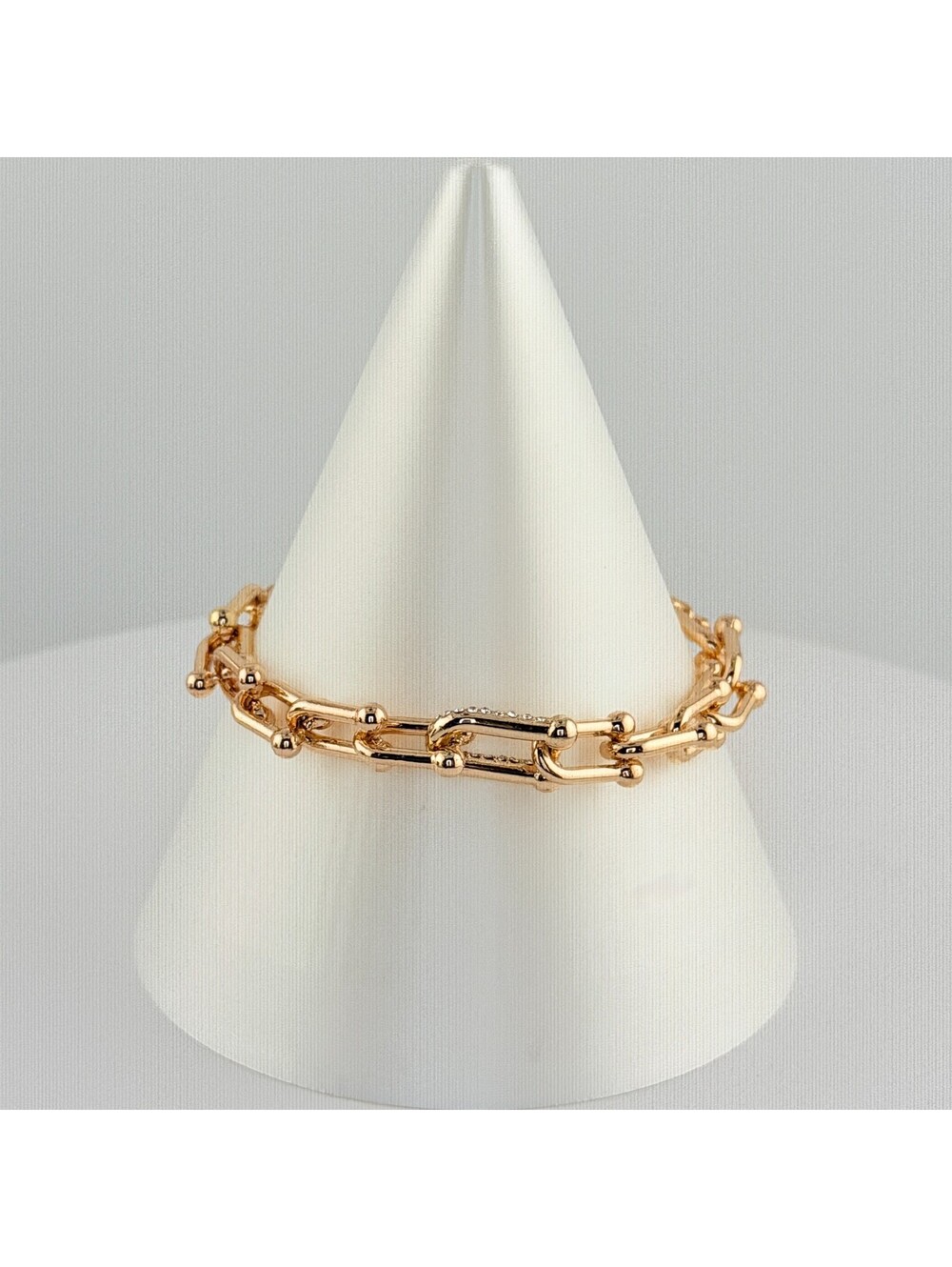 Bomb Party Single Stack Bracelet - on Yellow Gold #96